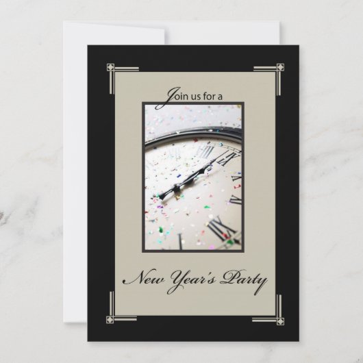 フラット招待状5 x 7 – 両面 招待状 (正面)