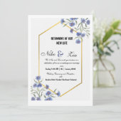 フラット招待状、サイズ：12.7 cm x 17.8 cm、紙:M 招待状 (スタンド正面)