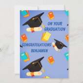 フラット招待状、サイズ： 12.7 cm x 17.8 cm、紙: M 招待状 (正面)