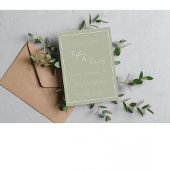 フラット招待状, サイズ: 12.7 cm x 17.8 cm, 紙: M 招待状