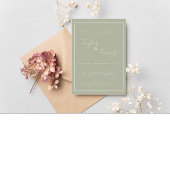 フラット招待状, サイズ: 12.7 cm x 17.8 cm, 紙: M 招待状