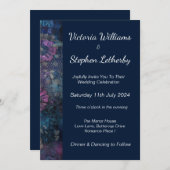 フラット招待状、サイズ： 12.7 cm x 17.8 cm、紙: M 招待状 (正面/裏面)