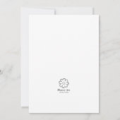 フラット招待状, サイズ: 5インチ×7インチ, 紙: マット, 封筒付き 招待状 (裏面)