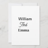 フラット招待状, サイズ: 5インチ×7インチ, 紙: マット, 封筒付き 招待状 (裏面)