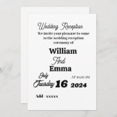 フラット招待状, サイズ: 5インチ×7インチ, 紙: マット, 封筒付き 招待状 (正面/裏面)