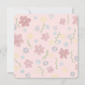 フラット招待状、サイズ: 5.25インチx 5.25インチ、紙: Semi- 招待状 (裏面)