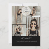 フラット招待状、サイズ： 5" x 7" 招待状 (裏面)