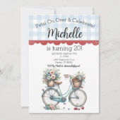 フラット招待状 サイズ: 5" x 7" 紙: シグネチャーM 招待状 (正面)