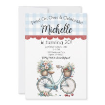 フラット招待状 サイズ: 5" x 7" 紙: シグネチャーM