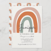 フラット招待状、サイズ：5" x 7"、紙:マット、エンベ 招待状 (正面/裏面)