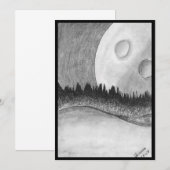 フラット招待状 サイズ: 5" x 7"、紙: マット、封筒付き 招待状 (正面/裏面)