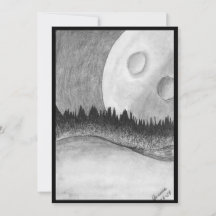 フラット招待状 サイズ: 5" x 7"、紙: マット、封筒付き