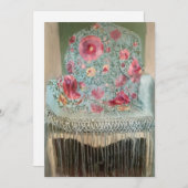 フラット招待状（サイズ：5" x 7"、紙：マット、封筒付き） 招待状 (正面/裏面)