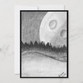 フラット招待状、サイズ： 5" x 7"、紙: Matte、Enve 招待状