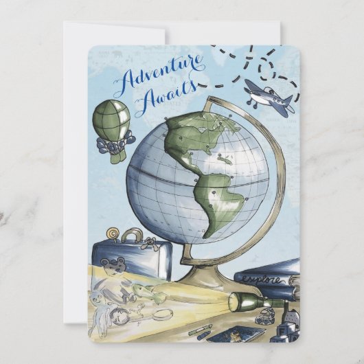 フラット招待状、サイズ： 5" x 7"、紙: Matte、Enve 招待状 (正面)