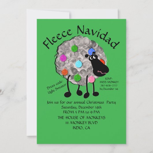 フラット招待状、サイズ： 5" x 7"、紙: Matte、Enve 招待状 (正面)