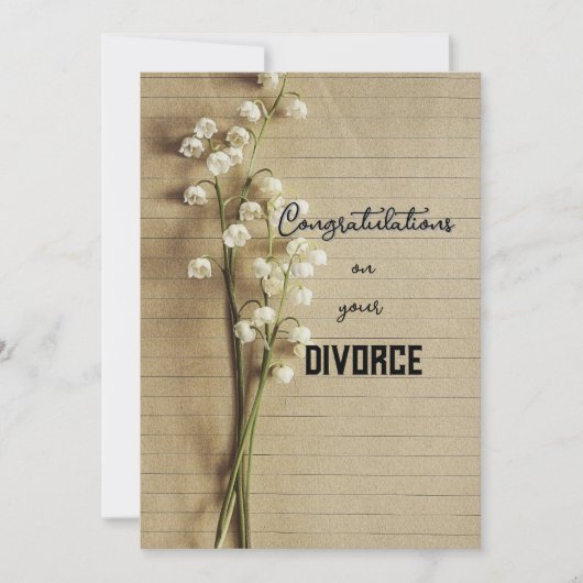 フラット招待状、サイズ: 5" x 7"、紙: Matte、Enve 招待状 (正面)