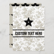 フラット招待状、サイズ： 5" x 7"、紙: Matte、Enve