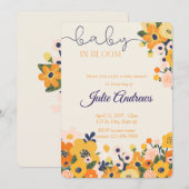 フラット招待状、サイズ： 5" x 7"、紙: Signature M 招待状 (正面/裏面)