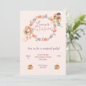 フラット招待状、サイズ： 5" x 7"、紙: Signature M 招待状 (スタンド正面)