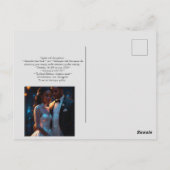 フラット招待状、サイズ： 5" x 7"結婚のカップル ポストカード (裏面)