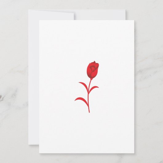 フラット招待状 招待状 (正面)