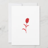 フラット招待状 招待状 (裏面)