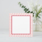 フラット招待状 5.25 x 5.25 招待状 (スタンド正面)