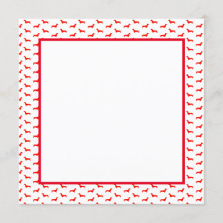 フラット招待状 5.25 x 5.25 招待状