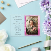 フラット案内カード アクリル招待状 (インサイチュ (ウェディング))