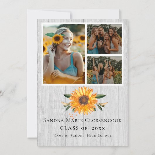 フラット案内カード 案内状 (正面)