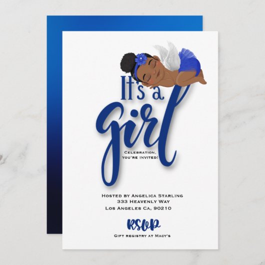 フラット案内カード 案内状 (正面/裏面)