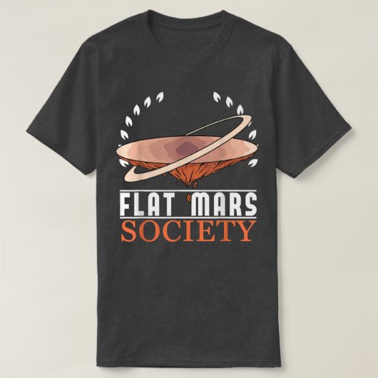 フラット火星協会宇宙宇宙科学Nasa 599 Tシャツ (デザイン正面)
