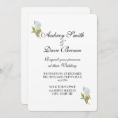 フラット結婚式招待状マット、エンヴェ 招待状 (正面/裏面)