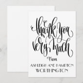 フラット カード ありがとうございます (正面/裏面)