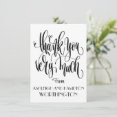 フラット カード ありがとうございます (スタンド正面)