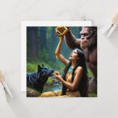 フラット グリーティング カード (正面/裏面インサイチュ)