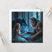 フラット グリーティング カード (正面/裏面インサイチュ)