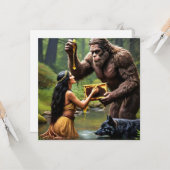 フラット グリーティング カード (正面/裏面インサイチュ)