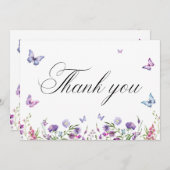 フラット サンクス カード (正面/裏面)