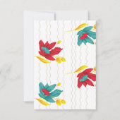 フラット サンクス カード (裏面)