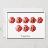 フラット サンクス カード (正面)