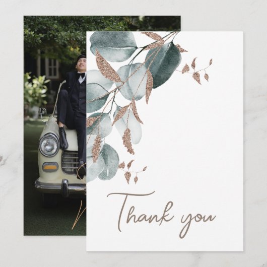 フラット サンクス カード (正面/裏面)