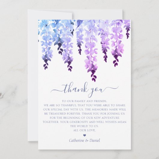 フラット サンクス カード (正面)