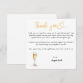 フラット サンクス カード (正面/裏面)