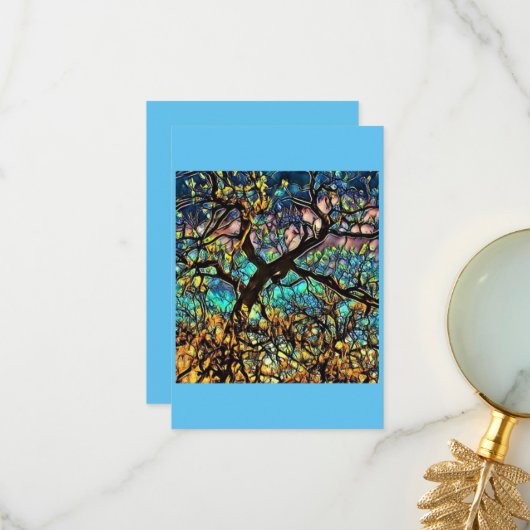 フラット サンクス カード 3.5"x5" (正面/裏面インサイチュ)