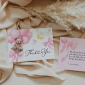 フラット サンクス ピンクベア カード