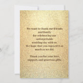 フラット サンクス フォト カード (裏面)