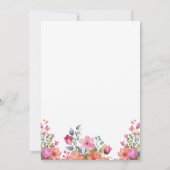 フラット セーブ・ザ・デート カード (裏面)