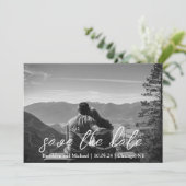 フラット セーブ・ザ・デート カード (スタンド正面)